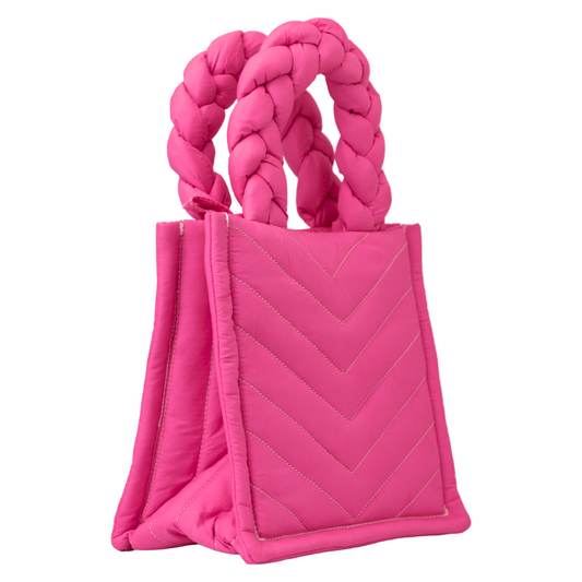 Trendy Neon Pink Mini Bag - Stay Fashion-Forward with This Eye-Catching Piece