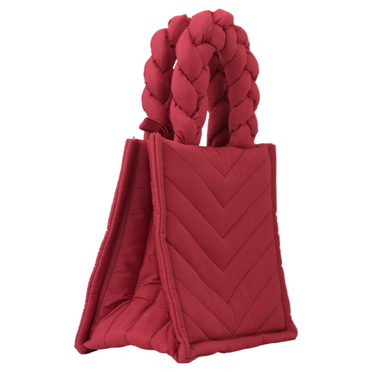 Compact yet stylish, perfect for casual and formal outings. Features a vibrant red color and durable material.