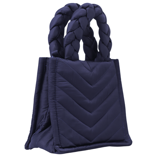 Space Blue Mini Tote Bag - Stylish and compact, perfect for carrying essentials on-the-go.